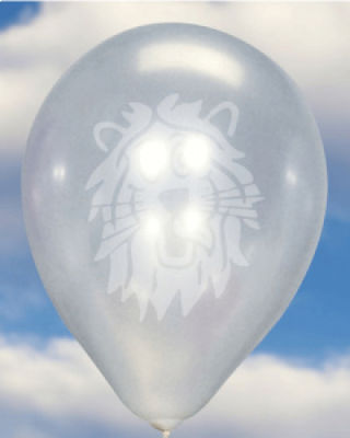 Set of 100 Balloons Latex White 13cm