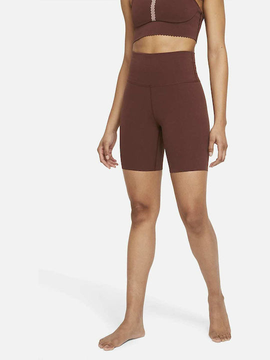 Dri-Fit Luxe Yoga Damen Fahrrad Leggings Formendefinition Hohe Taille Braune