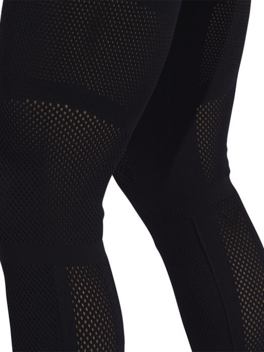 Warp Knit 7/8 Training Γυναικείο Cropped Κολάν Ψηλόμεσο Μαύρο