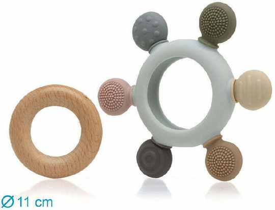 Kiokids Ecofriendly Beißringe & Zahnen Linderung Rassel aus Silikon für 3 m+