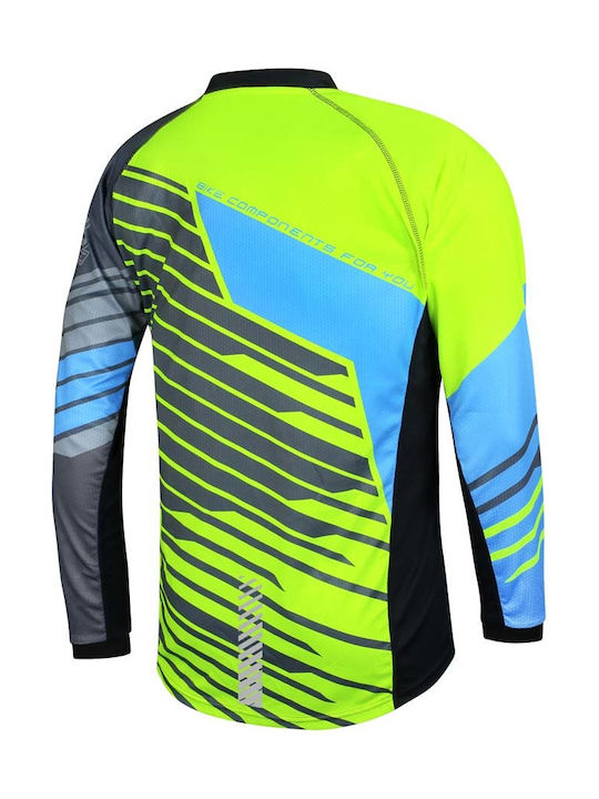 Force Downhill Long Sleeves Cycling Jersey Multicolored