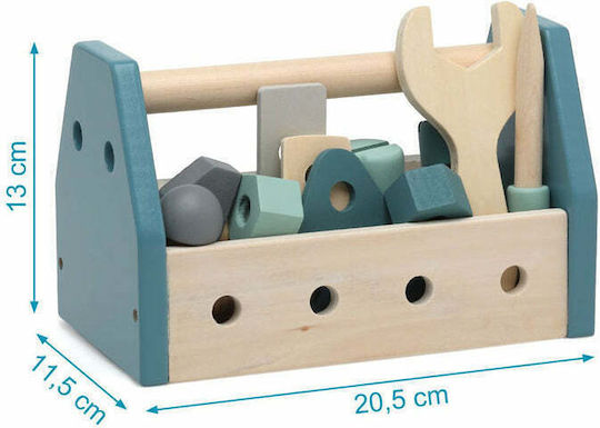 Kiokids Wooden Tool Kit for 3+ Years 13 cm