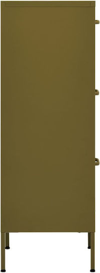 Büroaufbewahrungsschubladen und -schränke Metall Λαδί 42.5x35x101.5cm