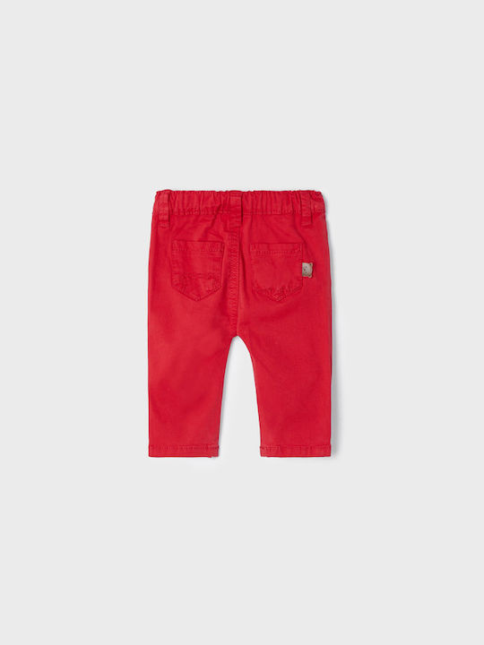 Mayoral Boys Fabric Trouser Red