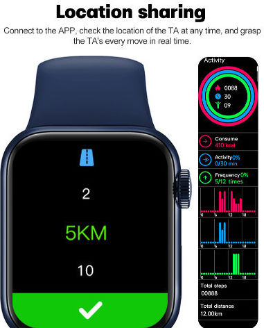 NO.1 N78 Smartwatch με Παλμογράφο (Μαύρο)