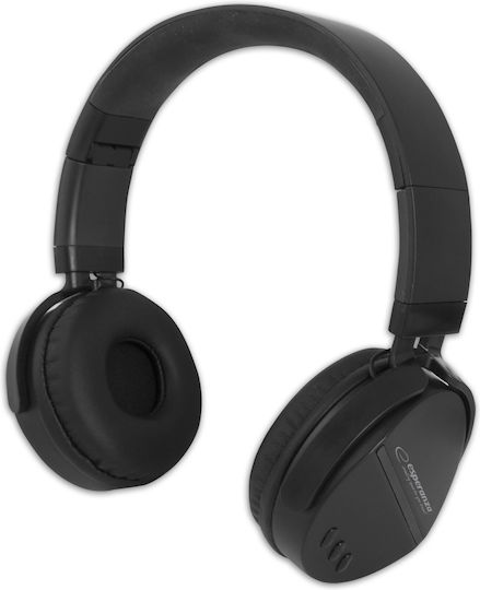 Esperanza EH217 Ασύρματα Bluetooth On Ear Ακουστικά με 7 ώρες Λειτουργίας Μαύρα