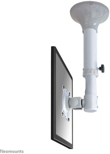 Newstar FPMA-C025SILVER Suport TV Plafon cu braț până la 30" și 12kg