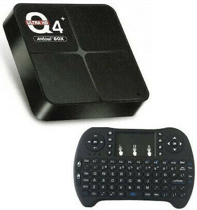 Andowl TV Box Q4 PRO 6K UHD με WiFi USB 2.0 4GB RAM και 64GB Αποθηκευτικό Χώρο με Λειτουργικό Android 10.0