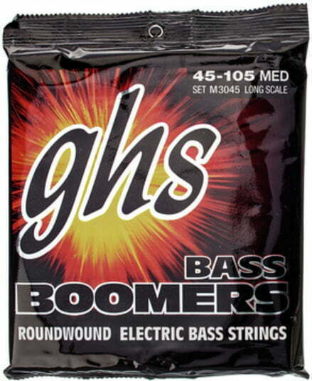 GHS Strings Bass Boomers 4-String Σετ Χορδών Nickel Plated Steel Μπάσου 45 - 105" Medium
