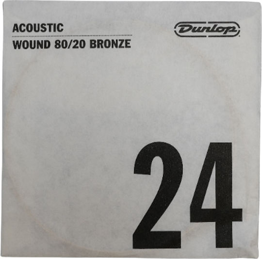 Dunlop Single Steel Acoustic Guitar String 24