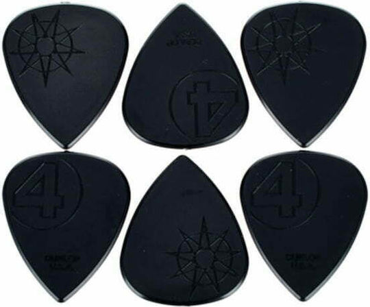 Dunlop Guitar Picks Jim Root Nylon Thickness 1.38mm Set 6pcs