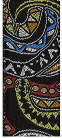 Daddario Joe Satrani Woven Guitar Strap Curea pentru Chitara Multicolor