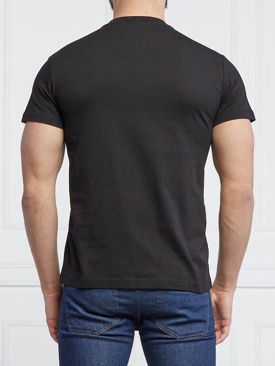 Versace Ανδρικό T-shirt Μαύρο με 