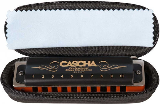 Cascha Διατονική Φυσαρμόνικα HH-2220 Pro Blues Τονικότητας E (Mi) Ματζόρε