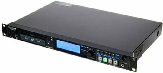Tascam Stereo Ψηφιακός Εγγραφέας Rack Ρεύματος για Εγγραφή σε Κάρτα Μνήμης/CD με Phantom Power