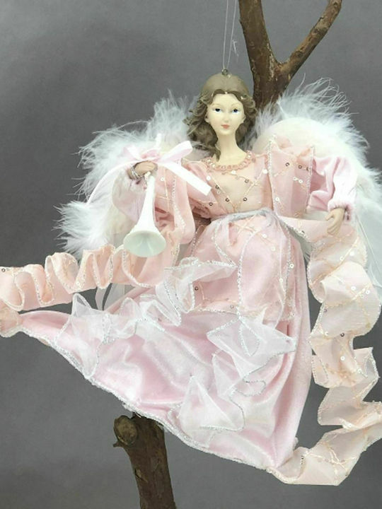 Iliadis Christmas Figure Cherub Pink Height 30cm