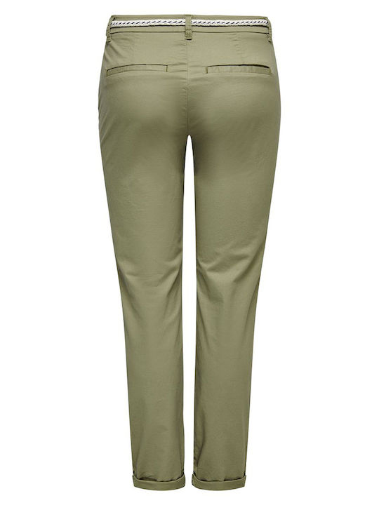 Women's Chino Trousers Mermaid Khaki