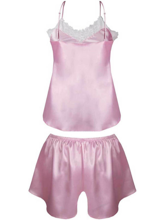 Dkaren Satin Babydoll Pink Eleonor 56482