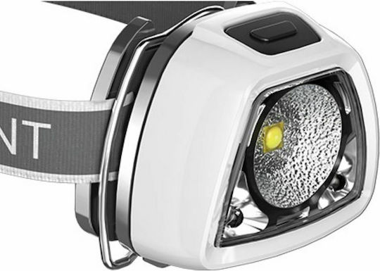 SAS Rechargeable Headlamp LED IPX6 with Maximum Brightness 38lm Gray