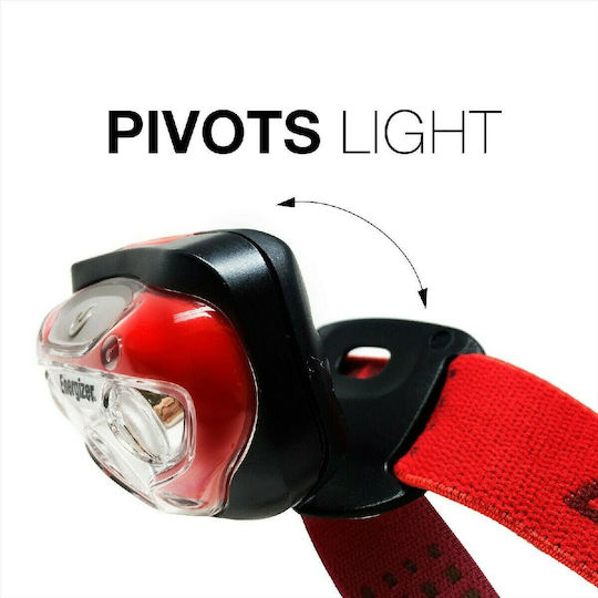 Energizer Φακός Κεφαλής LED IPX4 με Μέγιστη Φωτεινότητα 300lm Vision HD Κόκκινο