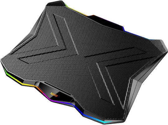 NOD Vortex RGB Cooling Pad για Laptop έως 17.3" με 1 Ανεμιστήρα