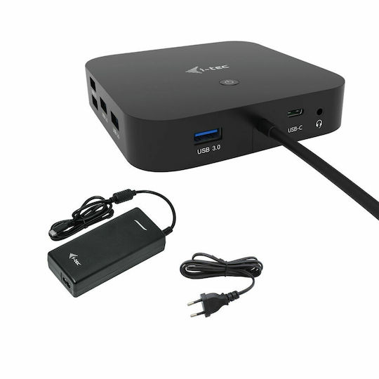 i-tec USB-C Docking Station with HDMI 4K PD Ethernet Black (C31HDMIDPDOCKPD)