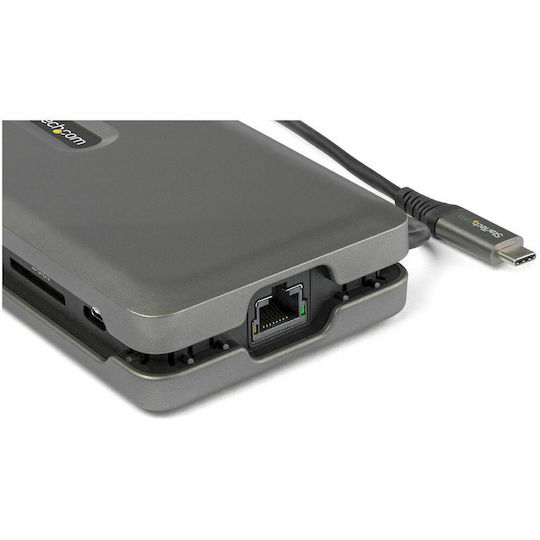 StarTech USB-C Docking Station with HDMI 4K PD Ethernet Gray (DKT31CSDHPD3)