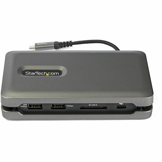 StarTech USB-C Docking Station with HDMI 4K PD Ethernet Gray (DKT31CSDHPD3)
