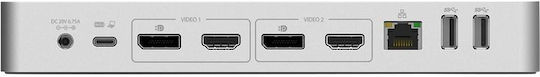 StarTech USB-A/USB-C Dock w/ Dual Monitor 4K60Hz HDMI & DisplayPort