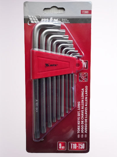 MTX Folding Torx Wrench T10 9pcs