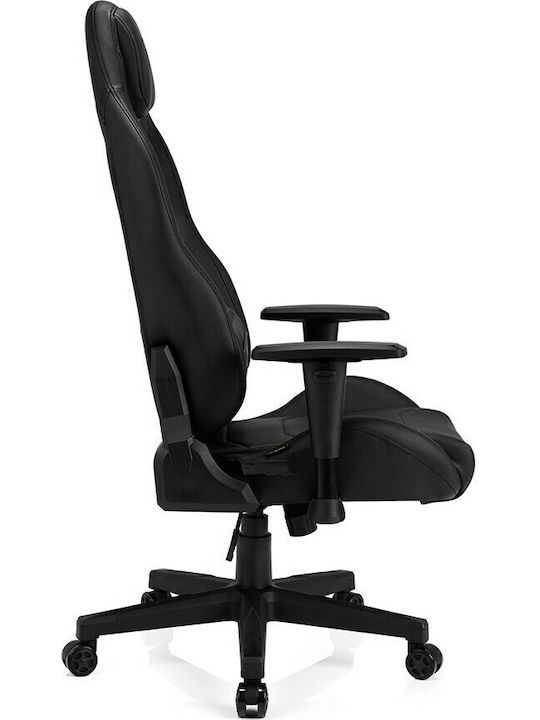 SENSE7 Vanguard Artificial Leather Gaming Chair with Adjustable Arms Black