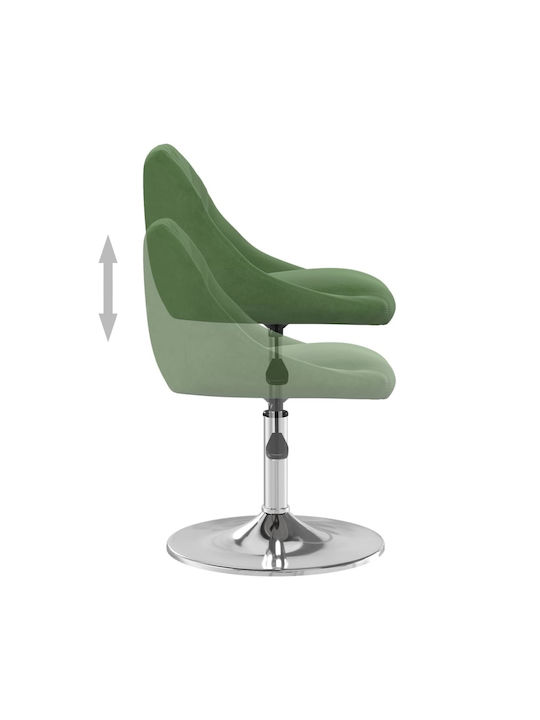 Rotating Chair Visitor Dark green 46x44x62.5cm 4pcs