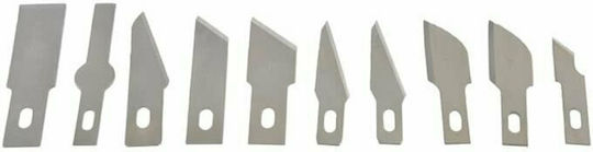 Iso Trade Set Präzisionsschneider Skalpelle mit Metallisch Körper