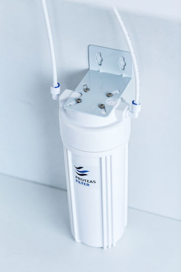 Proteas Filter Water Filtration System Single Under Sink Micron 1/4'' EW-013-0101