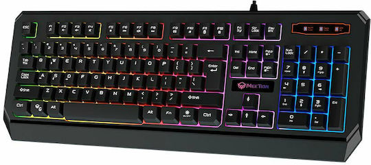 Meetion K9320 Gaming Πληκτρολόγιο με RGB φωτισμό (Αγγλικό US)