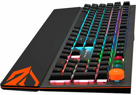 Meetion MK500 Gaming Μηχανικό Πληκτρολόγιο με Custom διακόπτες και RGB φωτισμό (Αγγλικό US)