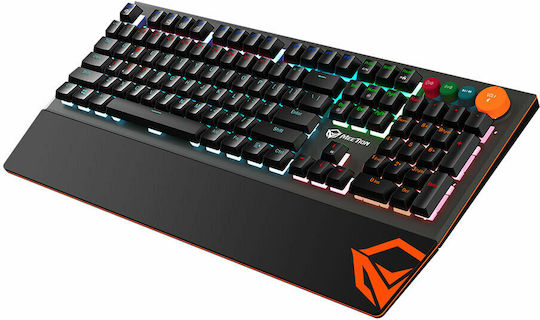 Meetion MK500 Gaming Μηχανικό Πληκτρολόγιο με Custom διακόπτες και RGB φωτισμό (Αγγλικό US)