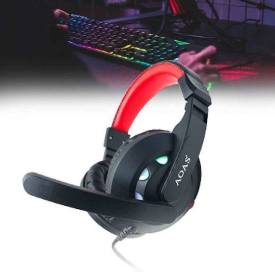 ShareFunBay AOAS AS-1066 4in1 Σετ Gaming Πληκτρολόγιο με RGB φωτισμό & Ποντίκι (Αγγλικό US)