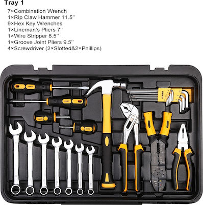 Deko DKMT258 Tool Case with 258 Tools