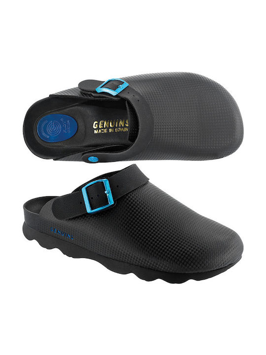 Genuins Unisex Anatomic Clogs Black 02254