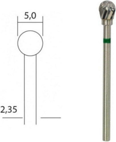 Proxxon Φρέζα Καρβιδίου για Πλαστικό 5mm