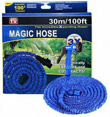 Λάστιχο Επεκτεινόμενο Σετ Magic Hose 1/2" 15m Μπλε