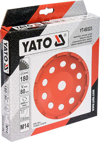 Yato Disc de șlefuire pentru Materiale de construcție 180mm Set de 1buc