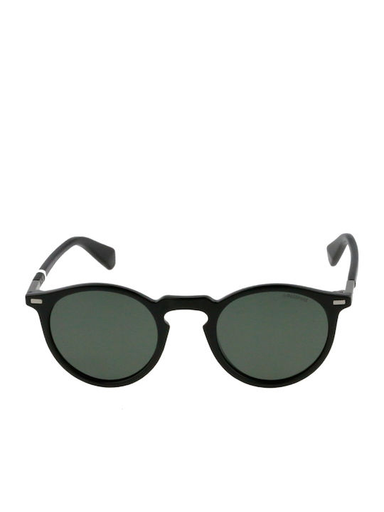 Polaroid Men's Sunglasses with Black Plastic Frame and Black Polarized Lens PLD2086/S 807UC
