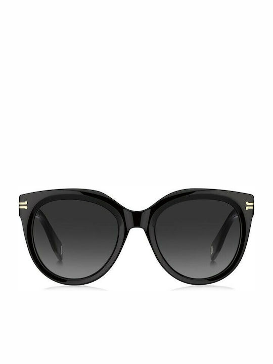 Marc Jacobs Women's Sunglasses with Brown Tartaruga Horn-Rimmed Frame and Grey Gradient Lenses MJ1011/S 807/9O