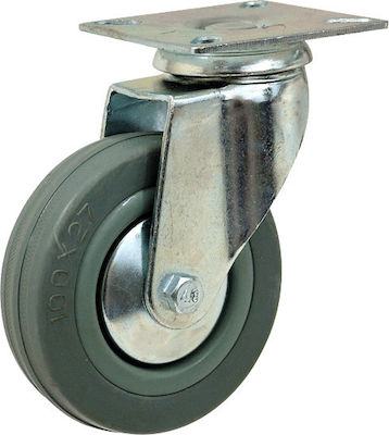 Ruotec 502.000.007.075 Rotating Wheel Industrial Grey 75x21mm