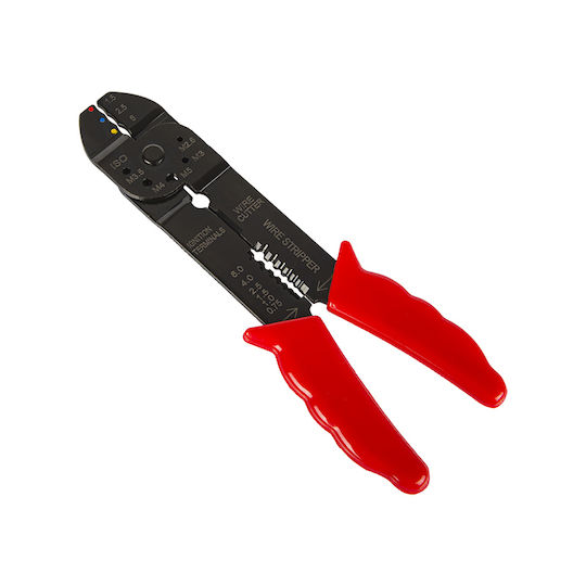 HY-033 Crimping Tool 0.5-6mm² Cross Section with Cable Cutter (Length 190mm)