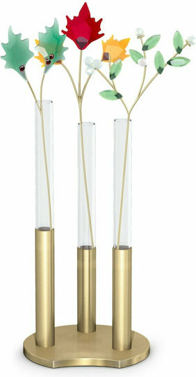 Swarovski Dekoratives Blatt Garden Tales Herbstblätter aus Kristall 5.9x15.4x15.4cm