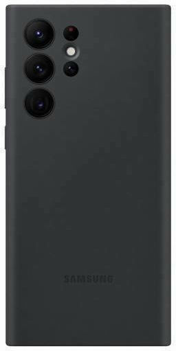 Samsung Silicone Cover Back Cover Silicon Negru (Galaxy S22 Ultra 5G)