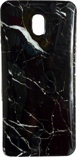 Marble Back Cover Silicon Negru (Redmi 8A)